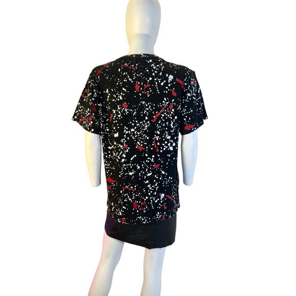 FWRD Denim Mens y2k Public Figure Paint Splatter Street Style Tee TShirt M - Picture 5 of 6